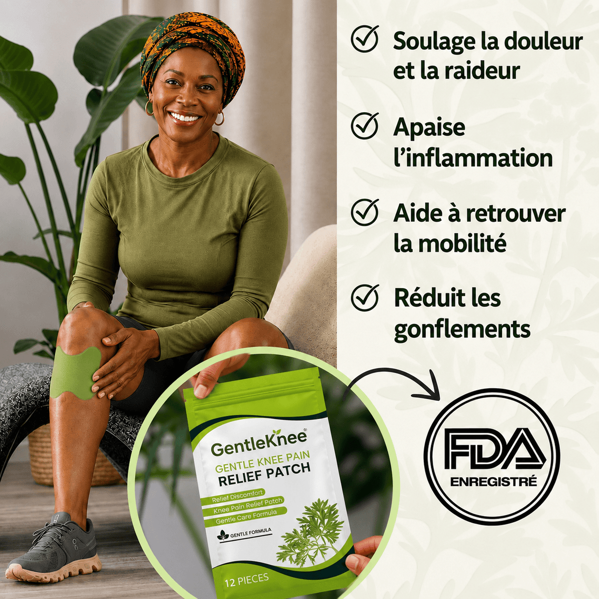 GentleKnee Patchs Naturels Contre Les Douleurs Du Genou