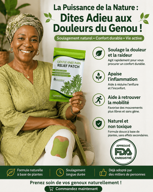GentleKnee Patchs Naturels Contre Les Douleurs Du Genou