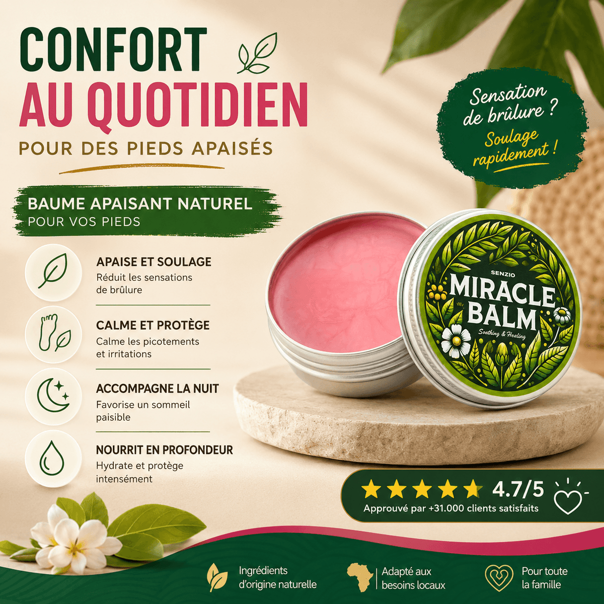 NeuroConfort™ Baume Naturel
